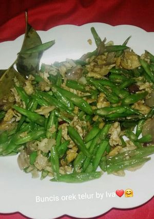 Foto resep Buncis orek telur