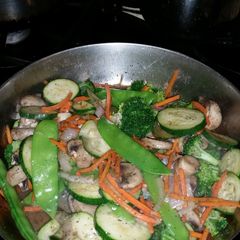 All veggie stir fry A picture of All veggie stir fry.
