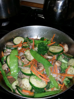 A picture of All veggie stir fry.