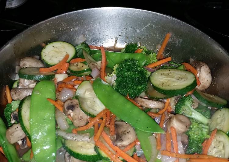 Simple Way to Make Favorite All veggie stir fry