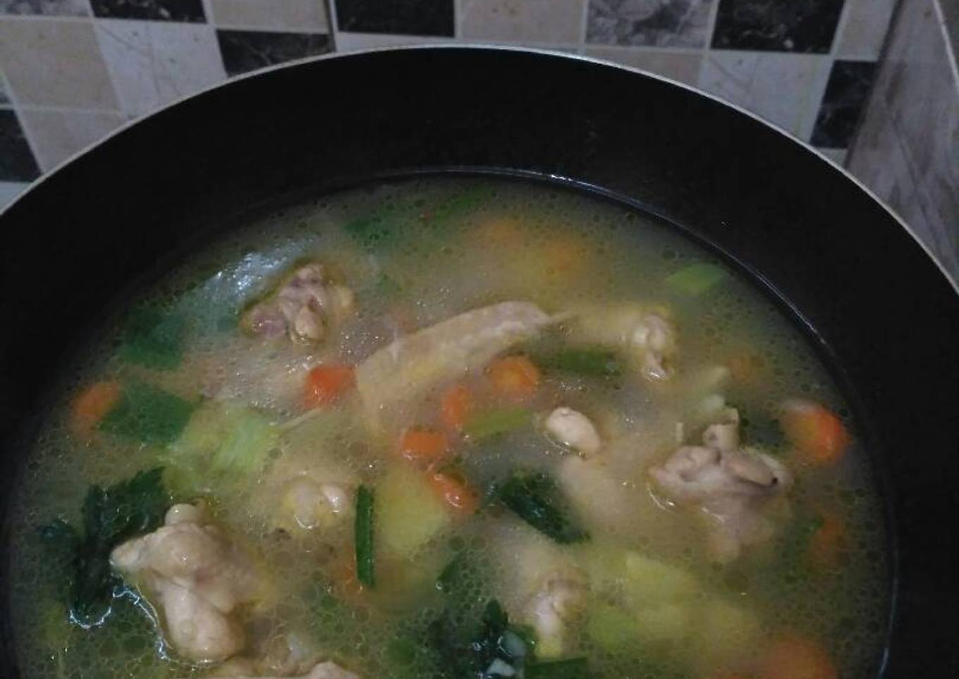 Sop ayam praktis
