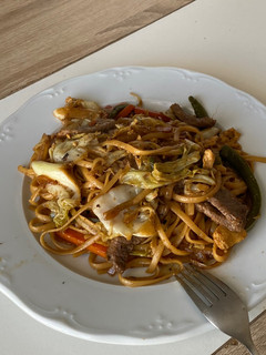Una foto de Chow mein