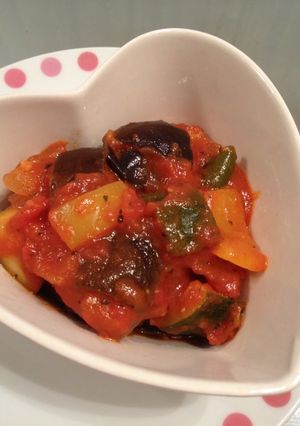 A picture of Stewed Tomato Summer Vegetables (Ratatouille).