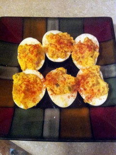 A picture of Amazing Deviled Eggs.