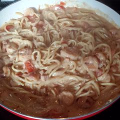 A picture of Pasta Shwimpie.
