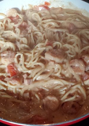 A picture of Pasta Shwimpie.