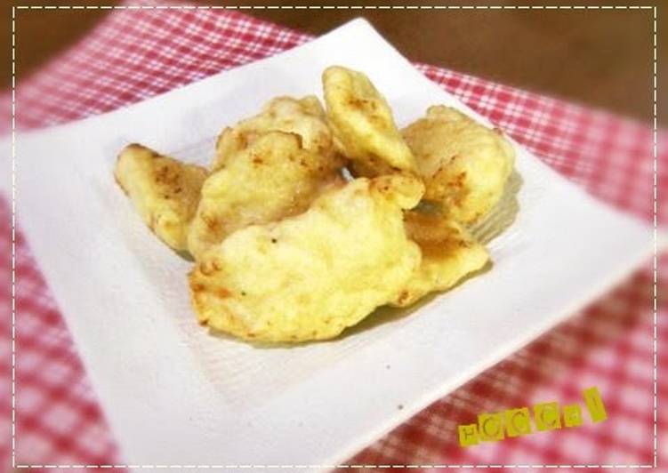 Steps to Prepare Quick White Mini Chicken Tempura Chinese Style