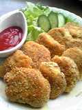 White Sesame & Cheese Coated Chicken Breast Cutlets