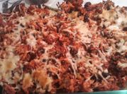 A picture of ground turkey and potatoes
