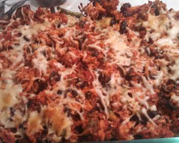 The New Way Making Recipe Ground Turkey Italian Veggie Bake with Baby Yellow Potatoes Or Cauliflower Delicious