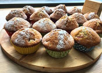How to Prepare Appetizing Rhubarb muffins