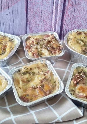 Foto resep Spaghetti Panggang Mozarella