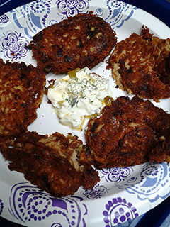 A picture of Fried tuna salad.