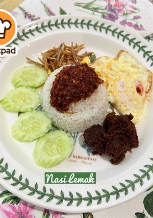 Gambar 👩🍳Nasi Lemak Santan Kotak