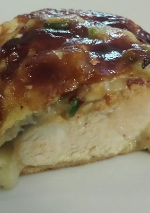 A picture of BBQ Chicken "Hot Pocket".