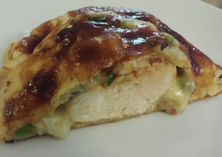 Easiest Way to Prepare Speedy BBQ Chicken “Hot Pocket”