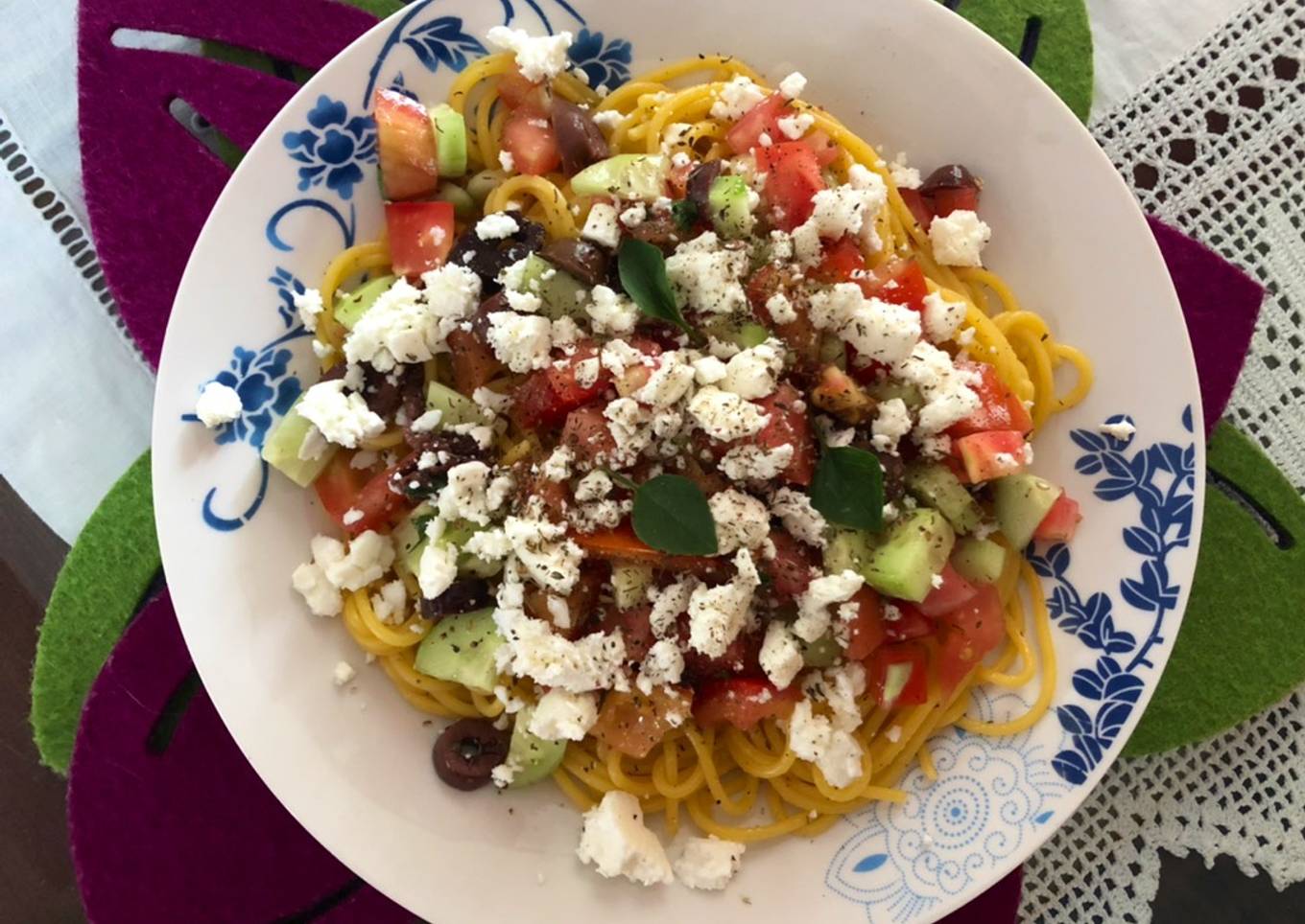 Summer pasta