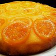 Pastel de naranja invertida