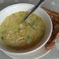 A picture of Chicken Noodle Chowder.