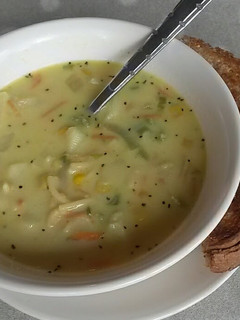 A picture of Chicken Noodle Chowder.