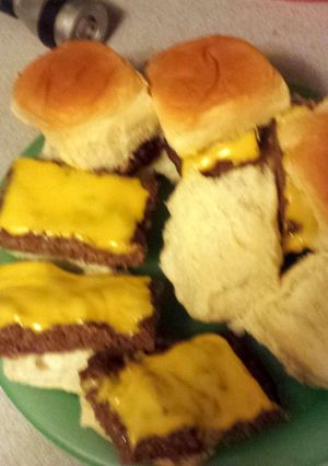 A picture of Oven baked sliders.