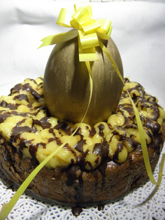 Una foto de Rosca de Pascua al chocolate