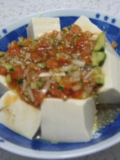 A picture of Simple Chilled Tofu Salad.