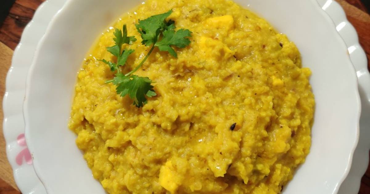 MASOOR DAL KHICHDI with BARNYARD MILLET. Recipe by rama Cookpad