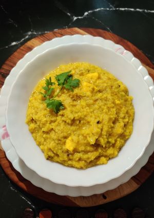 A picture of MASOOR DAL KHICHDI with BARNYARD MILLET..