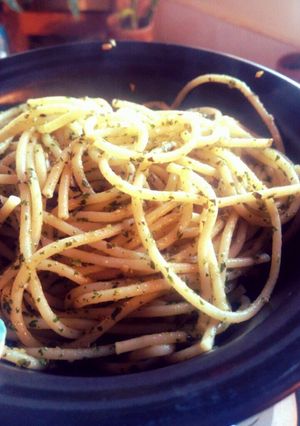 A picture of Carrot Top Pesto.