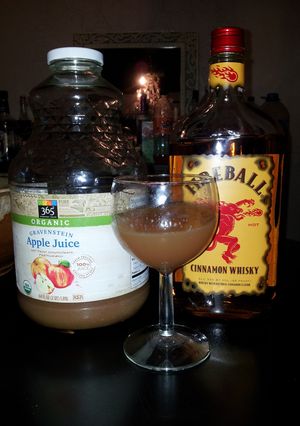 A picture of Apple pie drink :p.