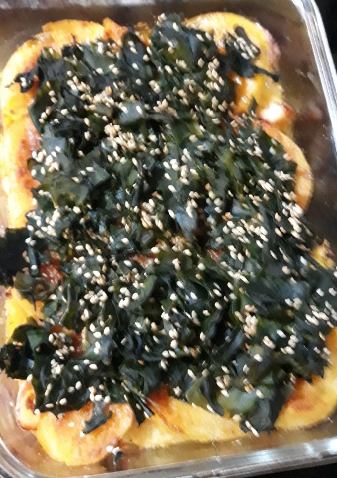 Una foto de Pulpo con patatas y algas