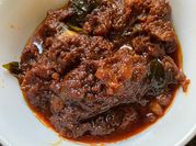 Gambar daging masak hitam