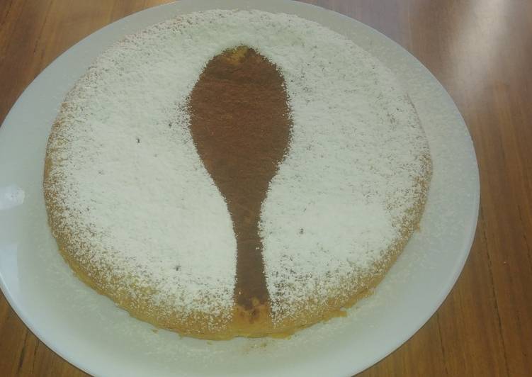Tarta de manzana, zanahoria y pasas