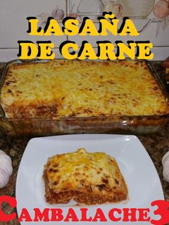 Una foto de Lasaña de carne