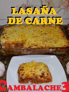 Una foto de Lasaña de carne