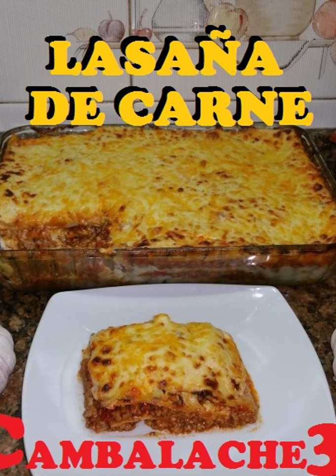 Una foto de Lasaña de carne