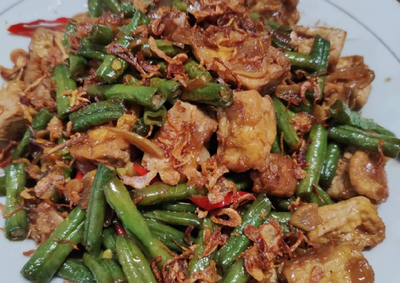 Tahu Tempe Kacang Panjang Kecap