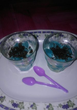 Foto resep Blue ice jelly