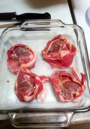 A picture of Lamb çhops.