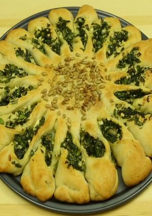 صورة لوصفة طريقة عمل معجنات بشكل شمس
