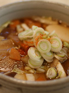 A picture of Warm Kenchin Soba - Perfect for New Year's Eve.