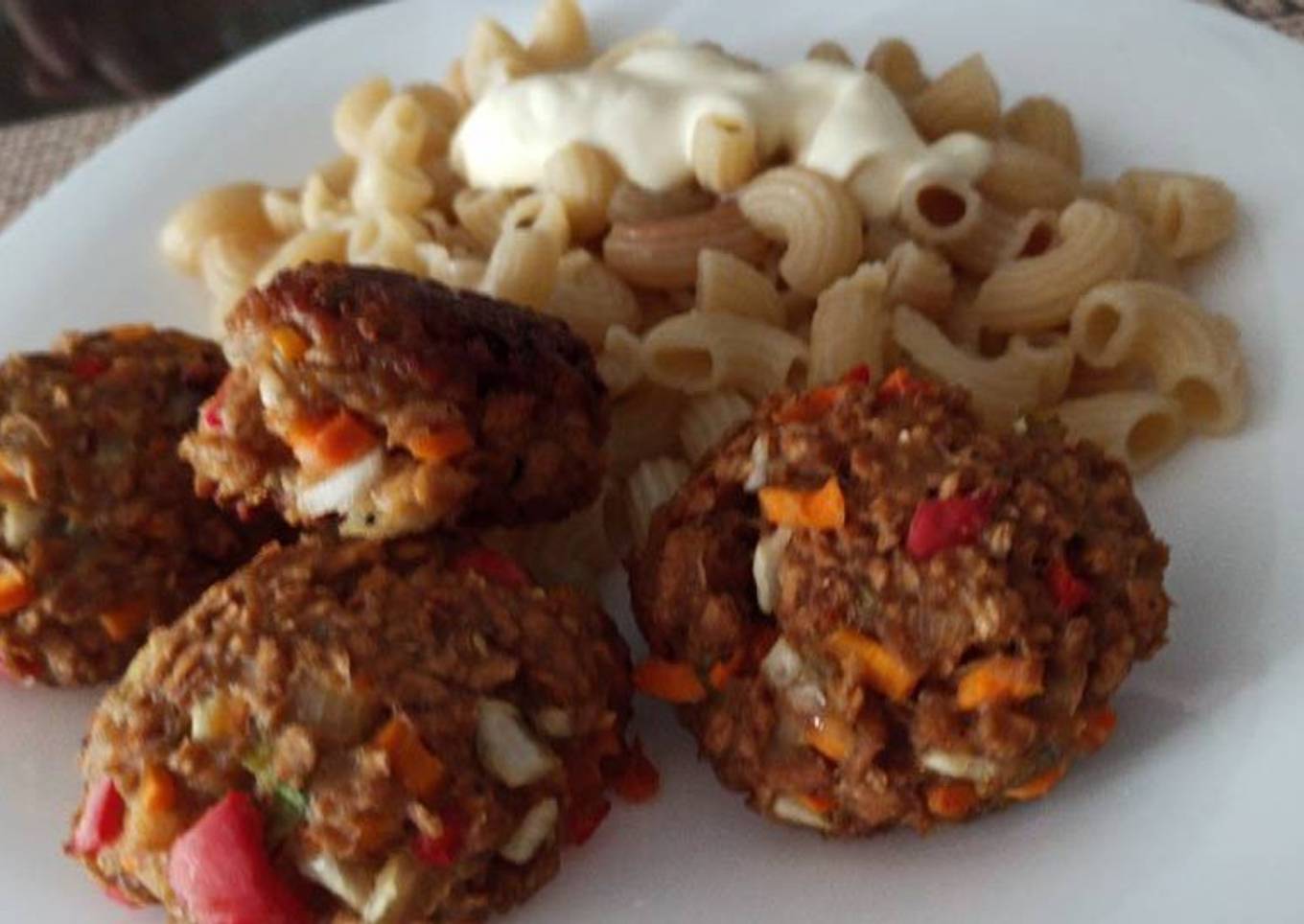 Albóndigas de soja texturizada (veganas)