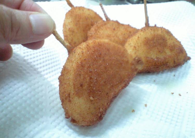 Easiest Way to Make Super Quick Homemade Fried Onion Bites on Toothpicks