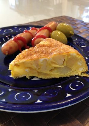 A picture of Spanish Omelet Recipe I Learned From a Spaniard.