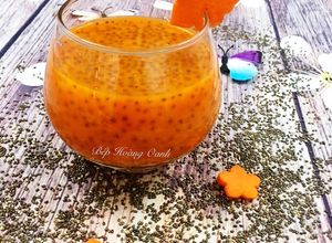 Hình của món Nước Ép Cà Rốt Hạt Chia.