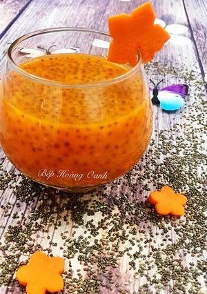 Hình của món Nước Ép Cà Rốt Hạt Chia.