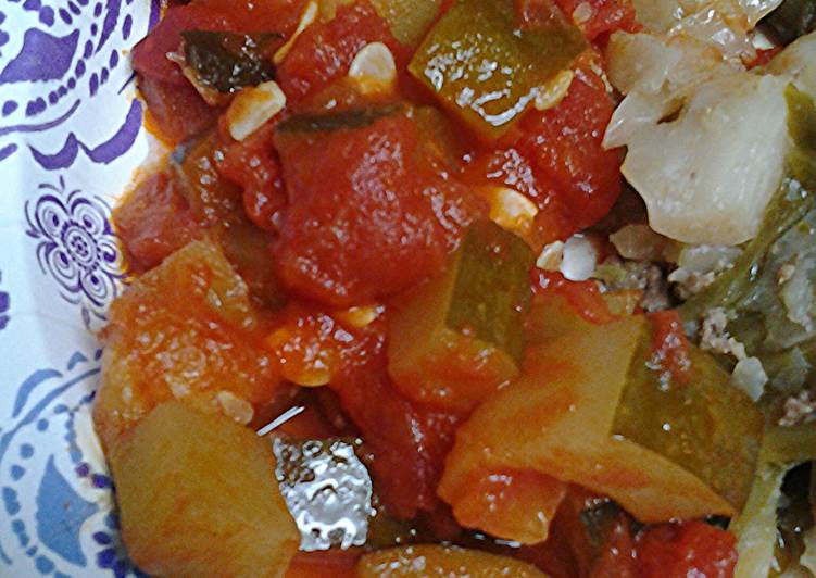 Recipe of Delicious Zucchini with Tomatoes