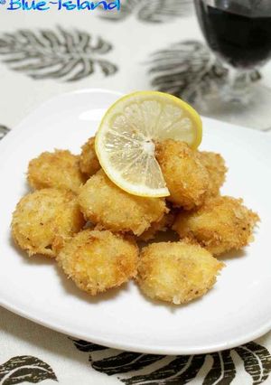 A picture of Delicious Fried Scallops with Mustard.