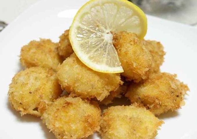 Delicious Fried Scallops with Mustard